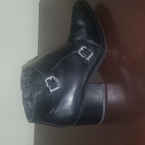 Black leather CIRCUS BY SAM EDELMAN ‘REESE’ BOOTIES size 9.5